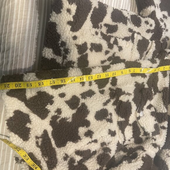 12th Tribe Leopard Print Lined Jacket - Size M - Picture 9 of 10